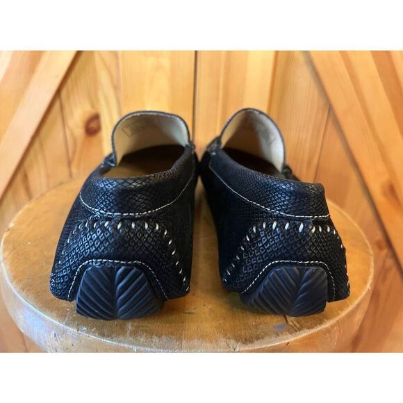 Rocawear Mens Black Snake Skin Dwight Loafers Size 10.5 - Picture 5 of 8
